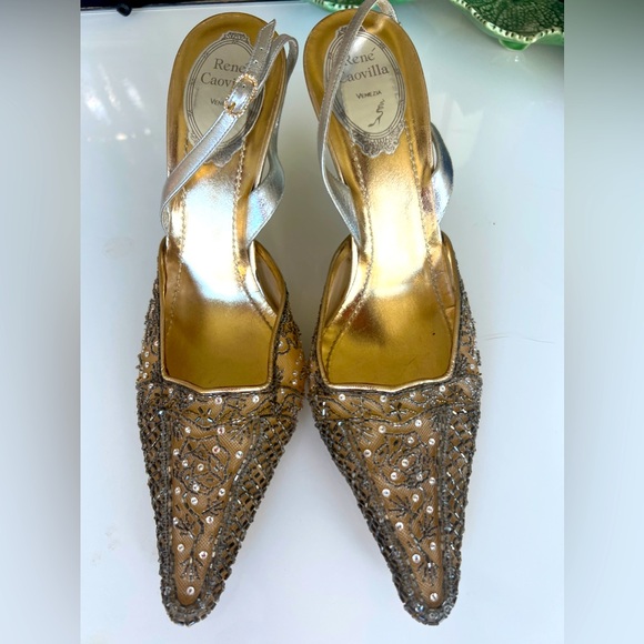 Rene Caovilla beaded shoes